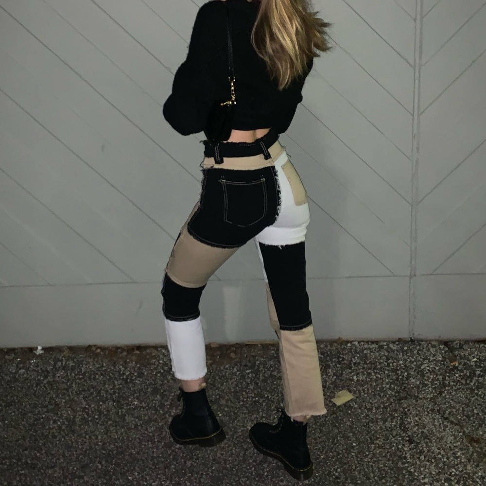 Patch pants